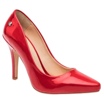 Zapatilla De Vestir Charol Rojo Para Mujer, marca moramora